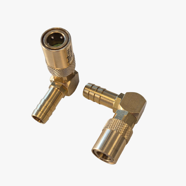 Kupplung, gewinkelt, Messing für HG01 Boiler