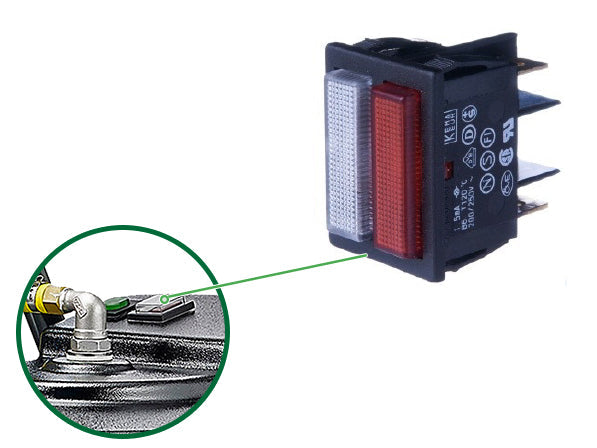 Betriebs- und Warnleuchte für Dampfgenerator HG 600 &amp; HG 2000